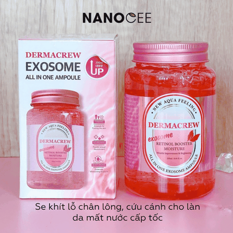 Exosome Dermacrew Căng Bóng – Cấp Ẩm, Dưỡng Da Mịn Mượt