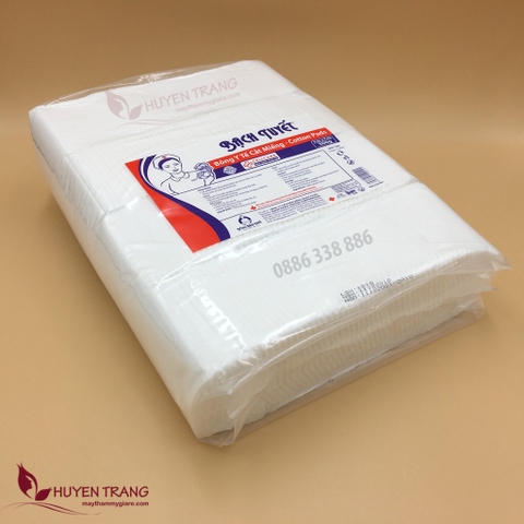 Bông y tế cắt Bạch Tuyết ( 7cm x 7cm) 500 gr