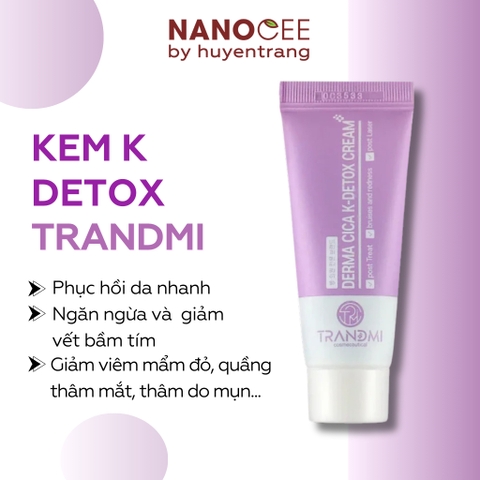 Kem dưỡng da Trandmi Derma Cica K - Detox Cream 20ml