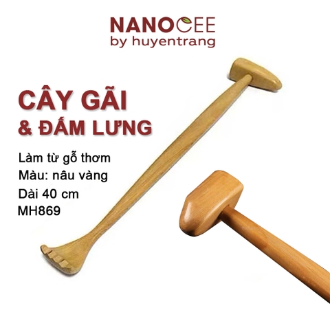 Cây gãi và đấm lưng bằng gỗ MH869