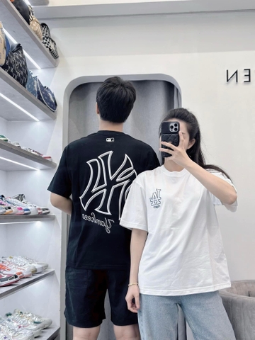 Áo Phông Unisex MLB _L.A & N.Y  size 45-80kg