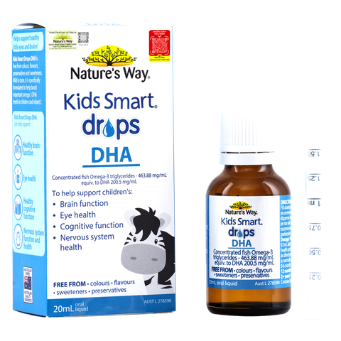 Thực phẩm bảo vệ sức khỏe Nature's Way Kids Smart Drops DHA (20ml)