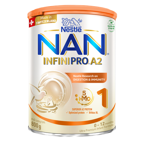 Sữa NAN INFINIPRO A2 800g số 1 (0-1 tuổi)