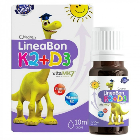 Vitamin D3 giúp tăng chiều cao cho bé Lineabon K2+D3