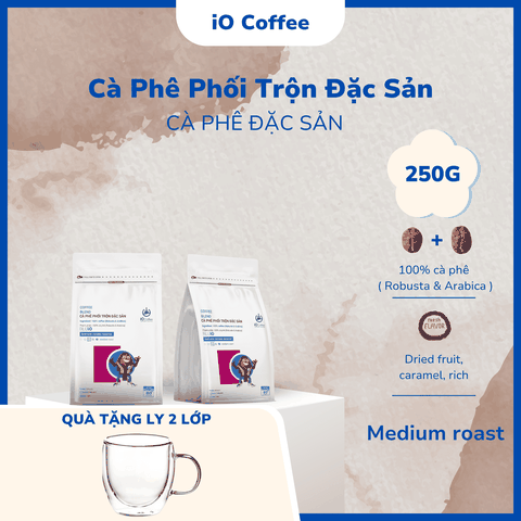 iO Coffee - Cà Phê Rang Xay Phối Trộn Đặc Sản