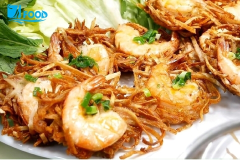 Cách làm bánh tôm khoai môn siêu ngon, siêu đơn giản