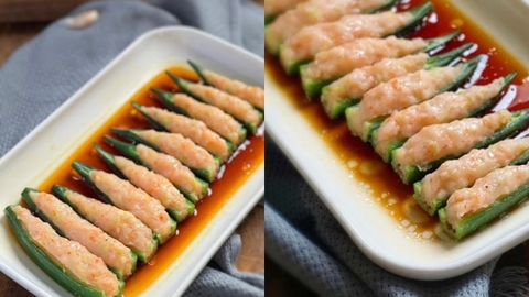 Nhồi đậu bắp cùng nguyên liệu giàu protein này để có món ăn đẹp mắt, thơm ngon, người lớn trẻ nhỏ đều mê tít