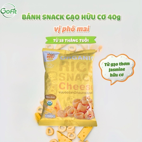 Bánh snack gạo hữu cơ Nobi Nobi 3 vị 40g, vị phô mai, vị truyền thống, vị chocolate