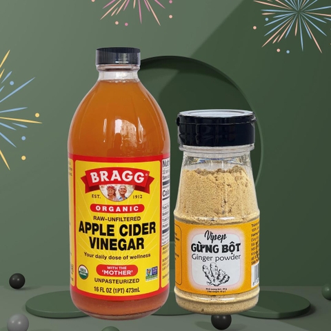 Giấm Táo - Tinh Bột  - Gia Vị Healthy tại Gofitmart