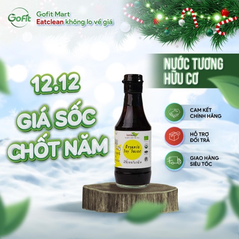 LumLum - Nước tương hữu cơ LumLum chai 200ML, xuất xứ Thái Lan