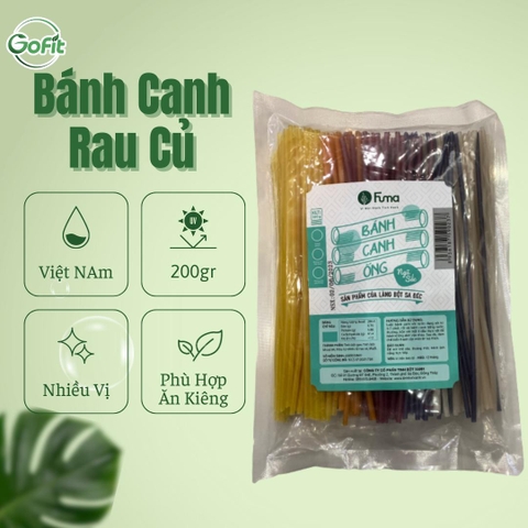 BÁNH CANH gạo lứt và rau củ ngũ sắc FUMA 500gr/gói