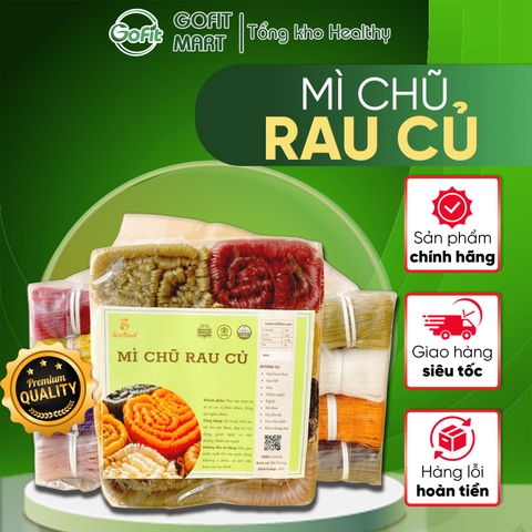 Mì chũ rau củ tự nhiên 1kg Senfood,