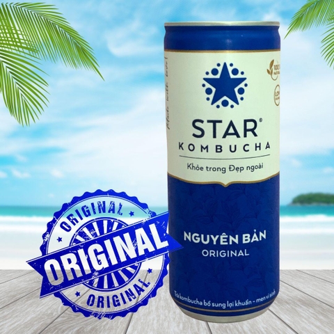 Trà lên men Star Kombucha mix vị (250ml/lon)