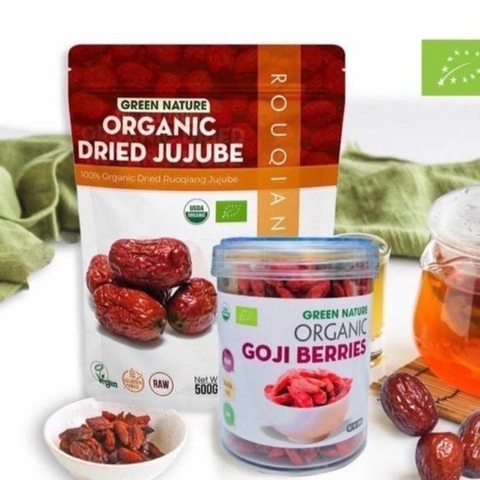 Táo Đỏ Kỷ Tử Hữu Cơ Green Nature Kỉ Tử Hữu cơ Green Nature