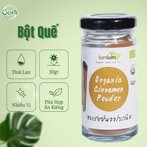 Bột gừng - Bột Quế - Bột Nghệ hữu cơ 30g LumLum - Organic Ginger Powder