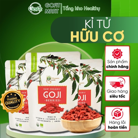 Kỉ tử hoang dã hữu cơ Organic Life 200g