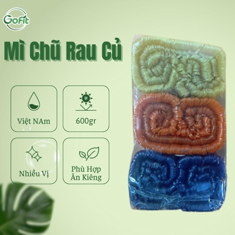 Mì chũ rau củ tự nhiên 1kg Senfood,