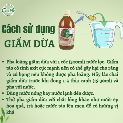 Giấm Dừa Hữu Cơ Có Giấm Cái 500ml ProBios Organic Coconut Vinegar With The Mother