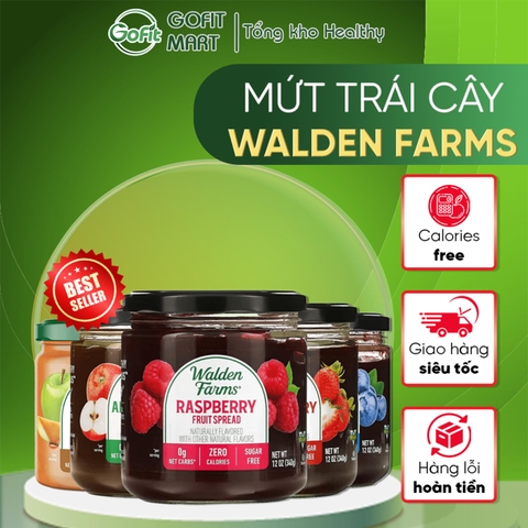 Mứt trái cây Walden Farm hũ 340gr, Fruit Spread