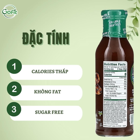 Sốt BBQ, Barbecue Sauce Walden Farms,12 fl oz (355 ml)