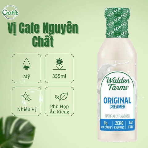 Kem Cafe Walden Farms, Coffee Creamer nhiều vị, 355ml