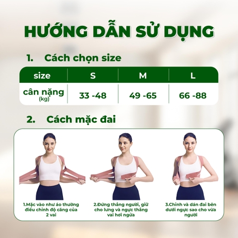 Đai Bảo Vệ Vòng 1, Đai Nâng Ngực Nữ,  Chống Gù Lưng Nam Nữ  Có Nẹp Chỉnh Cột Sống