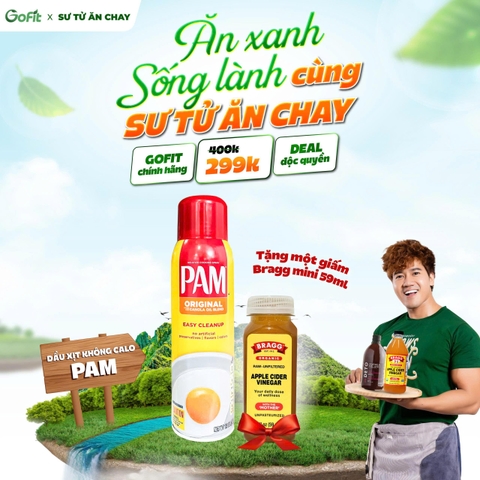 [BÁN CHẠY] - Dầu Ăn Dạng Xịt Pam Hoa Cải 12oz 1200 lần xịt