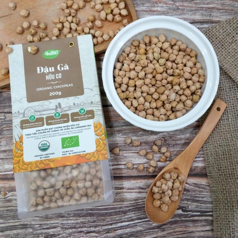 Đậu hạt hữu cơ Anbio Chất Lượng Cao, Hạt To Đều 200g - Phù Hợp Ăn Chay, Cho Bé Ăn Dặm, Người Ăn Healthy