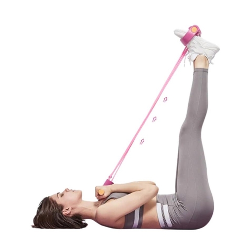 Dây kéo đàn hồi 6 ống, Dụng cụ tập Gym, Tập Cơ Bụng Tại Nhà, Kéo Tay cho nam nữ tập thể hình