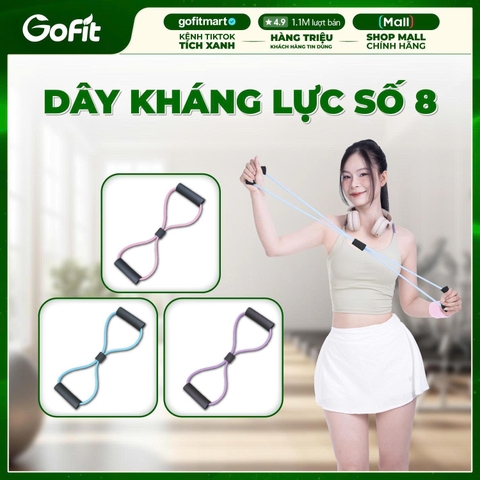 Dây Kháng Lực Số 8 Tập Gym Yoga - Dụng Cụ Tập Tay Vai Thon Gọn, Săn Chắc Tại Nhà