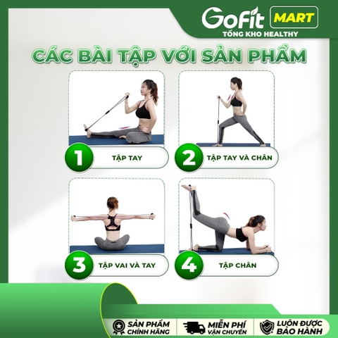 Dây Kháng Lực Số 8 Tập Gym Yoga - Dụng Cụ Tập Tay Vai Thon Gọn, Săn Chắc Tại Nhà