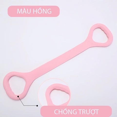 DÂY SỐ 8 SILICON CAO CẤP- Kéo Kháng Lực Đàn Hồi Tập Gym Yoga Mở Vai, Thể Lực, Tập Tay, Mông Đa Năng