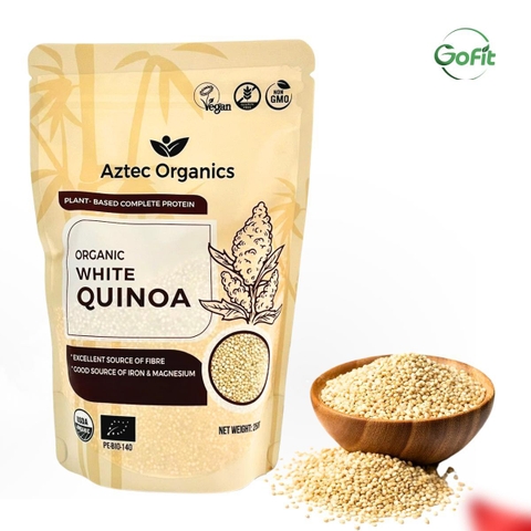 Hạt Diêm Mạch / Hạt Quinoa Hữu Cơ Trắng và Mix 3 Màu Sức Khỏe Xanh, Absolute, Aztec 100g, 250g, 500g
