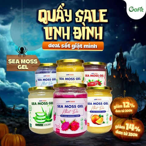 [HOT] Sea Moss Gel Nhiệt Đới Nước Rong Biển Lên Men Japi foods