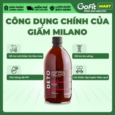 [MILANO] Giấm Matcha/ Giấm Mật Ong/ Giấm Lựu/ Giấm Vang Hữu Cơ Organic Có Giấm Cái 500ml