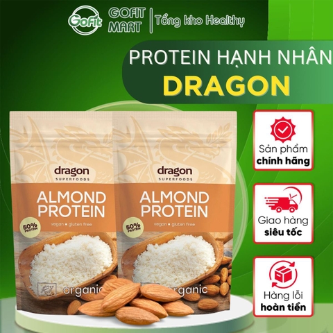 [Protein Dragon] Bột Protein Thực Vật Hữu Cơ - DRAGON SUPERFOODS, 500g và 200g