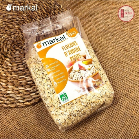 Yến Mạch Cán Mỏng Hữu Cơ Markal 500g Pháp Food
