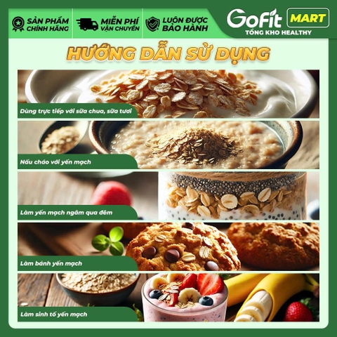 COMBO TIẾT KIỆM (1.5kg) - Yến Mạch Hữu Cơ Cát Khánh 500G