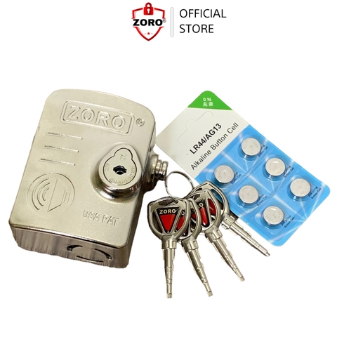 Ổ khóa chụp bát cửa báo động chống trộm ZORO chìa đạn tròn