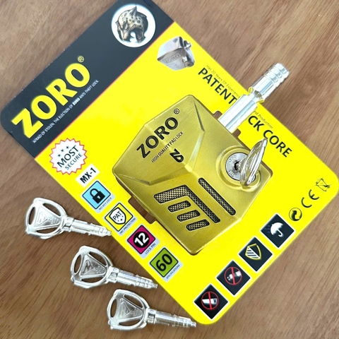 ổ khóa chụp pát cửa ZORO,chìa tròn,mẫu mới 2026