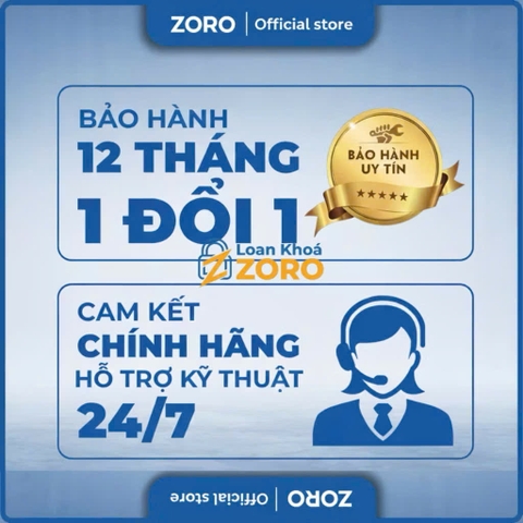 ổ khóa vân tay 6 phân chống cắt ZORO