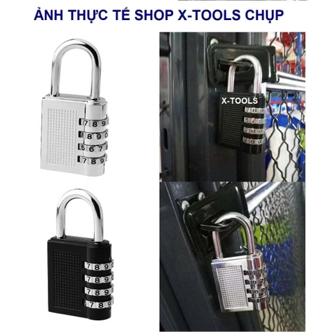 Ổ khóa số mật mã ZORO màu trắng 4 phân - thích hợp khóa tủ, bát cửa phòng trọ nhỏ
