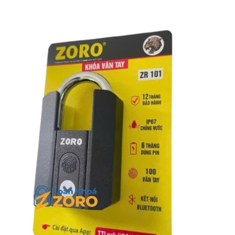 ổ khóa vân tay 6 phân chống cắt ZORO