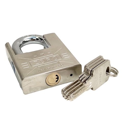 Ổ khoá chống cắt ZORO 6 phân càng chống cắt chìa muỗng thép hardened chắc chắn
