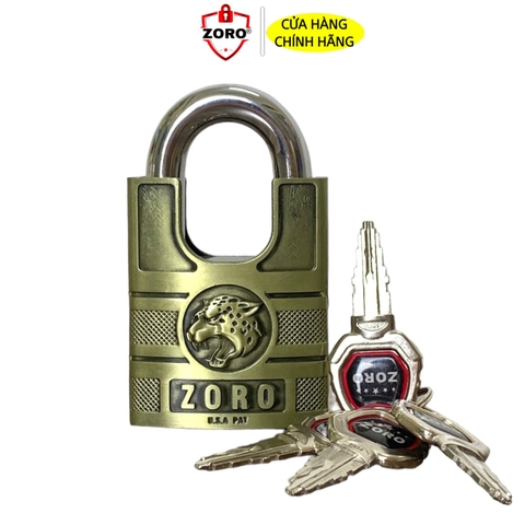 Ổ khóa đầu báo chống cắt ZORO chìa kiếm xe hơi cao cấp