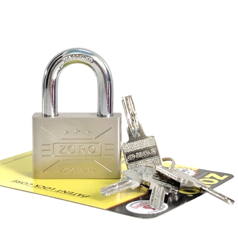 Ổ khóa ZORO 6 phân chìa muỗng càng ngắn thép hardened - khóa cửa bấm công nghệ mỹ