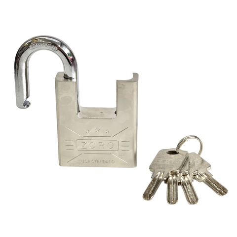 Ổ khoá chống cắt ZORO 6 phân càng chống cắt chìa muỗng thép hardened chắc chắn