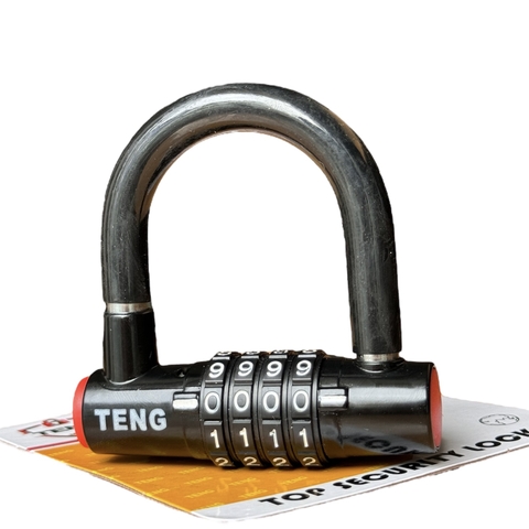 ổ khóa số chữ U TENG, màu đen