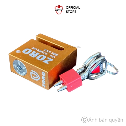 Ổ khóa đĩa xe máy Titanium cao cấp ZORO