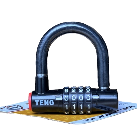ổ khóa số chữ U TENG, màu đen